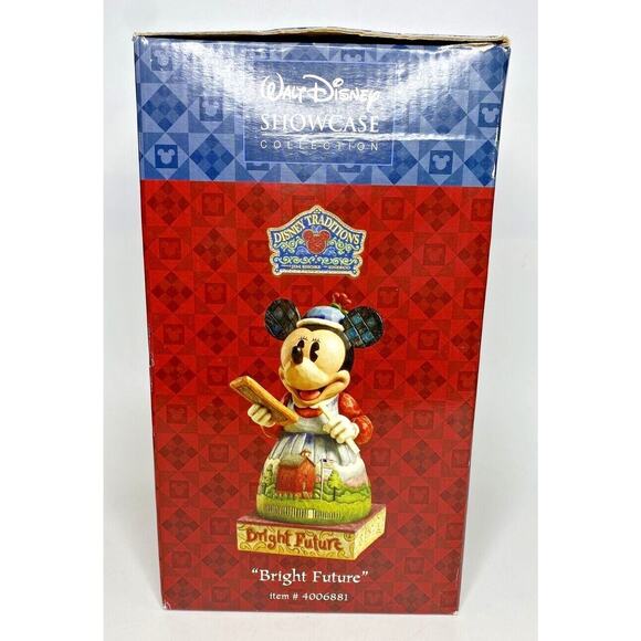 Jim Shore "Bright Future" Minnie Mouse Showcase Collection With Box SKU U7 - Picture 8 of 8